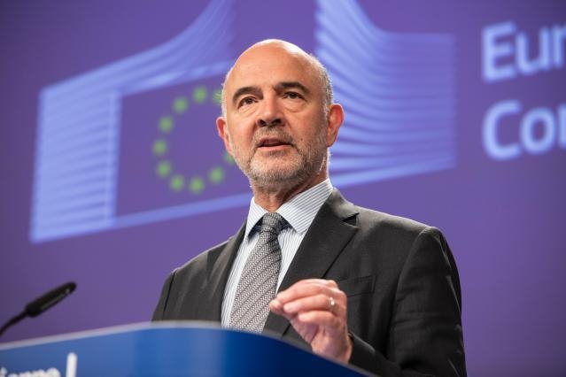 Il commissario europeo per gli Affari economici, Pierre Moscovici.