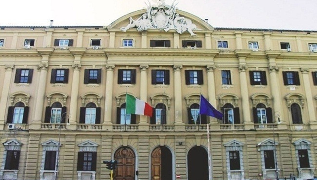 La sede del ministero dell'Economia, a via XX settembre (Roma)