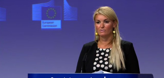 Mina Andreeva, portavoce capo della Commissione europea