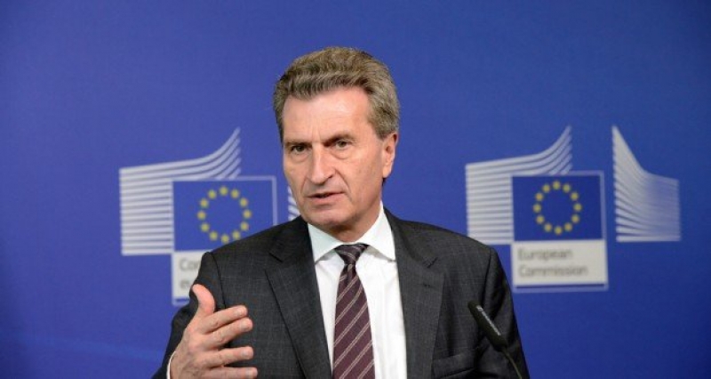 Il commissario al Bilancio, Gunther Oettinger