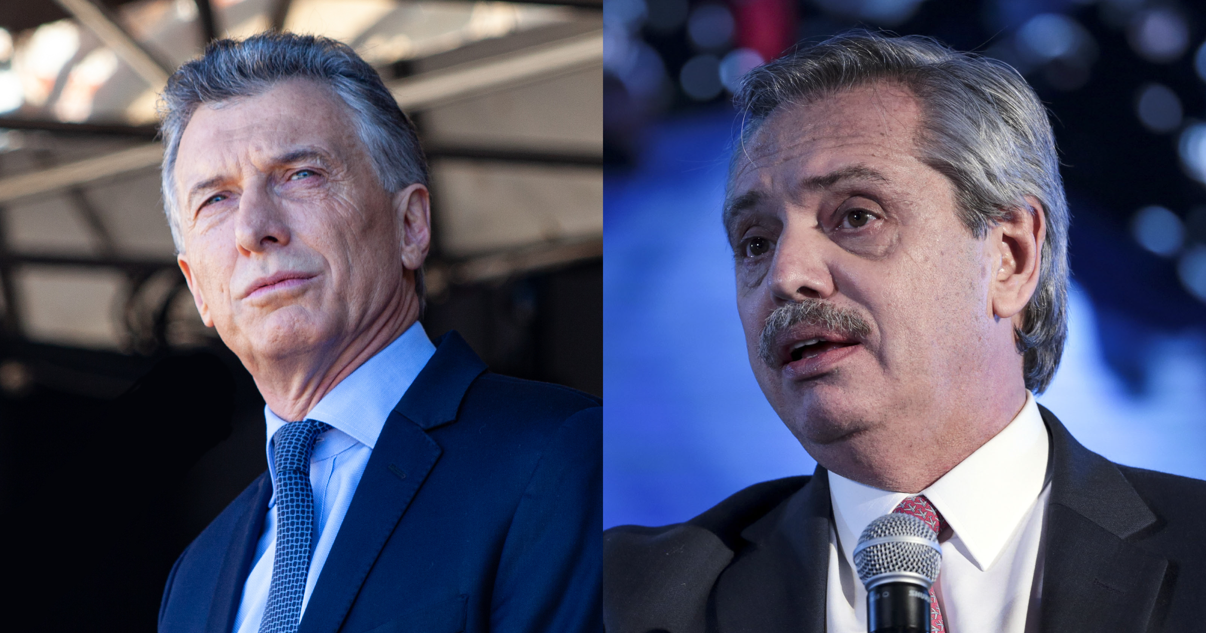 Mauricio Macri e Alberto Fernández