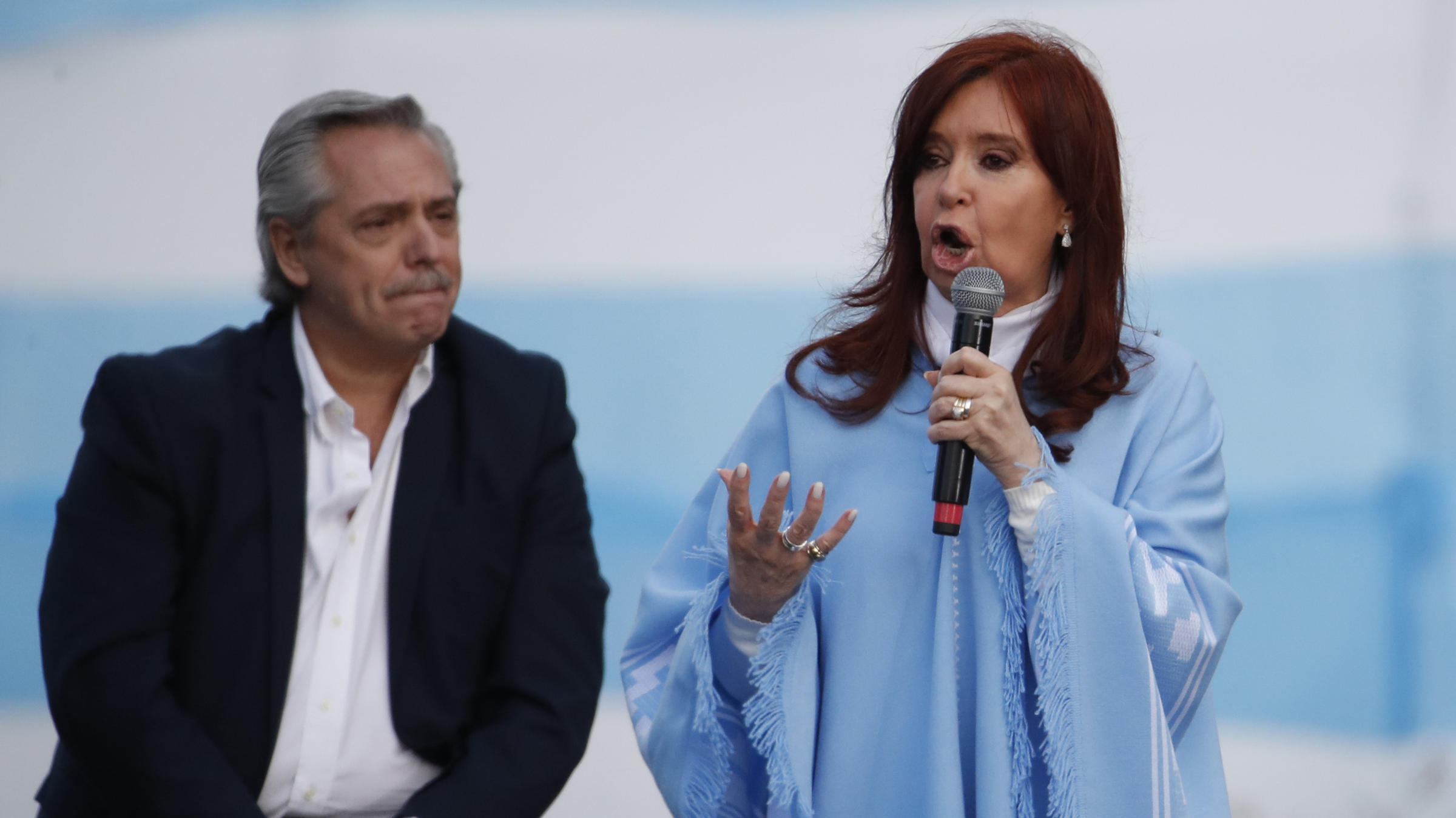 Il presidente eletto Fernandez con la vicepresidente Cristina Kirchner. Quest'ultima ha giocato un ruolo fondamentale per la vittoria di Fernandez