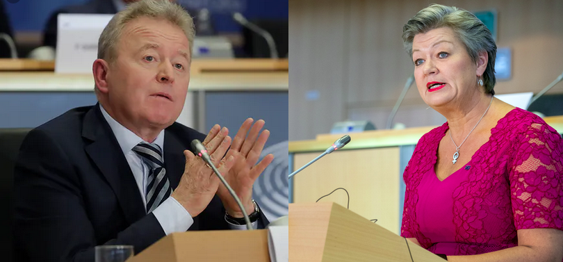 Janusz Wojciechowski e Ylva Johansson, rispettivamente commissari candidati ad Agricoltura e Affari interni. I parlamentari europei li hanno sostenuti dopo averli 'rimandati'.