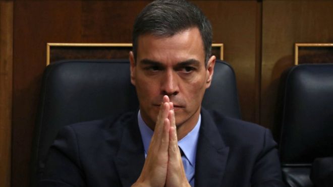 Il premier spagnolo, Pedro Sanchez