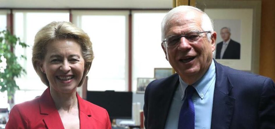 Ursula von der Leyen e Josep Borrell