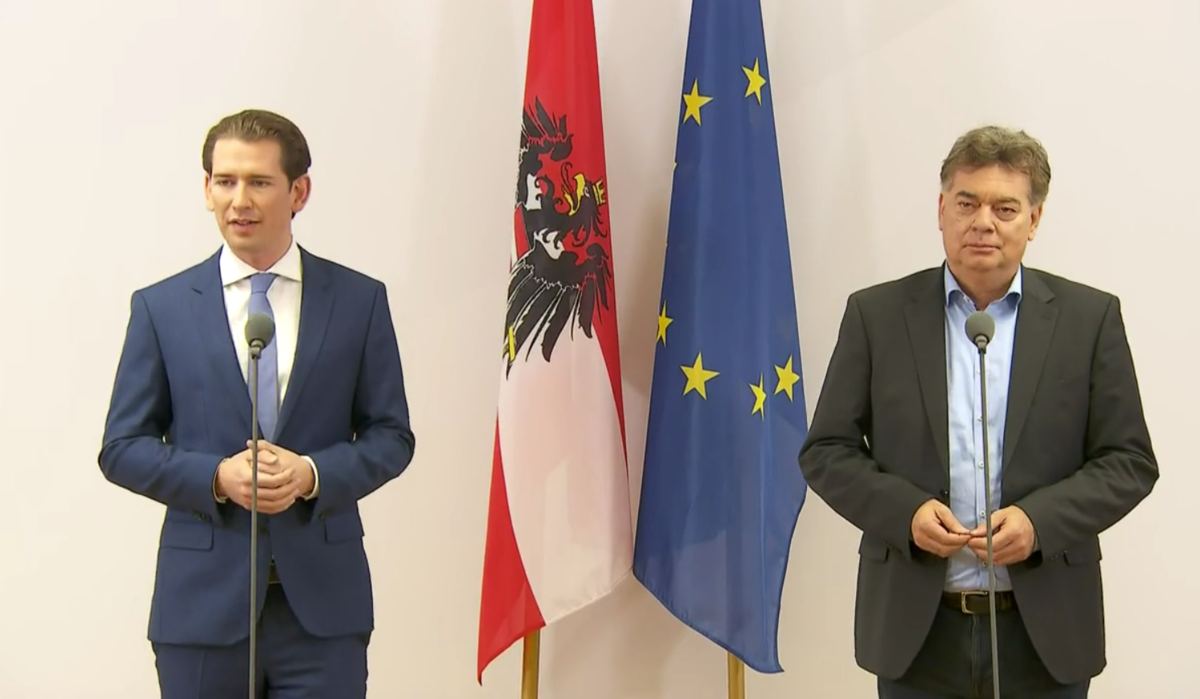 Sebastian Kurz e Werner Kogler