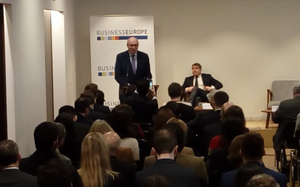 Il commissario per il Commercio, Phil Hogan, interviene alla conferenza di BusinessEurope sulla strategia UE per la Cina [Bruxelles, 20 gennaio 2020]