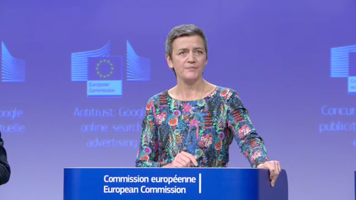 Margrete Vestager, vicepresidente esecutivo della Commissione europea [archivio]