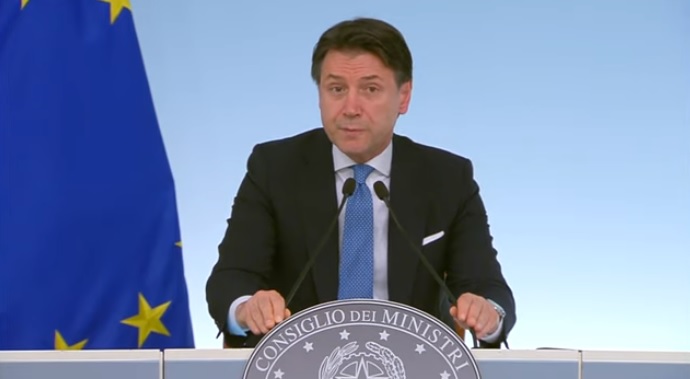 Il presidente del Consiglio Giuseppe Conte