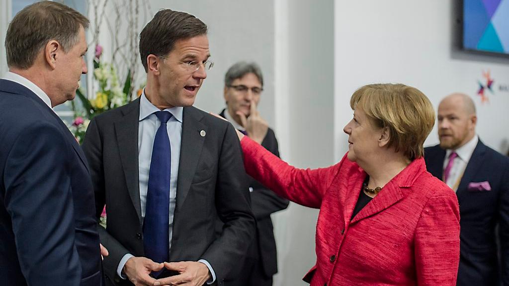 Mark Rutte Angela Merkel