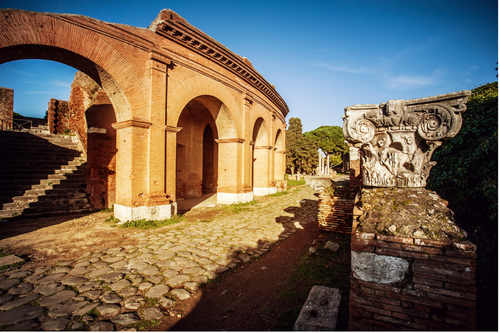 Uno scorcio di Ostia Antica