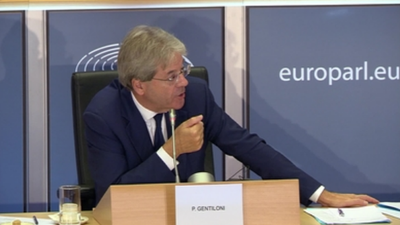 Il commissario per l’Economia, Paolo Gentiloni [foto: Parlamento europeo]