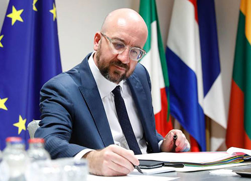 Charles Michel, presidente del Consiglio europeo