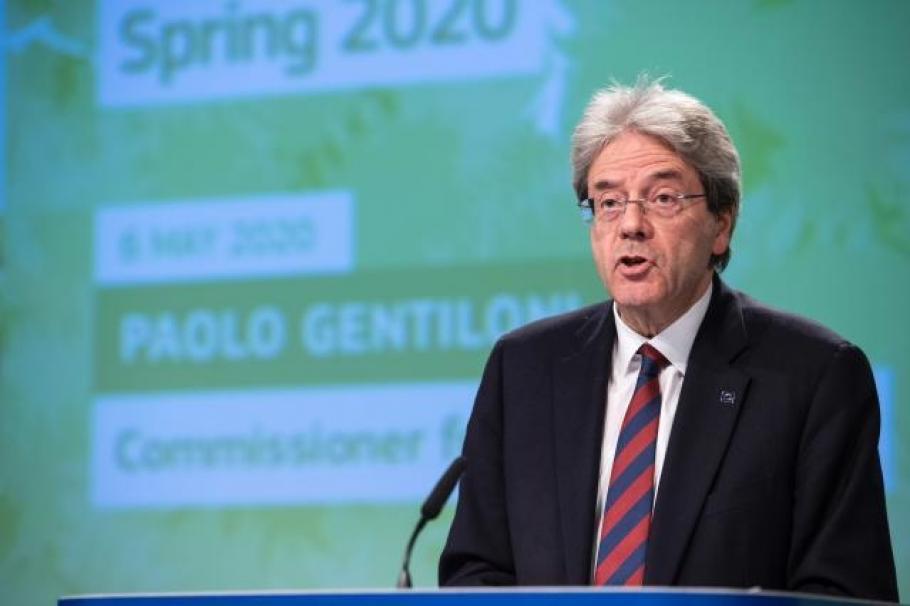 Il commissario per l'Economia, Paolo Gentiloni