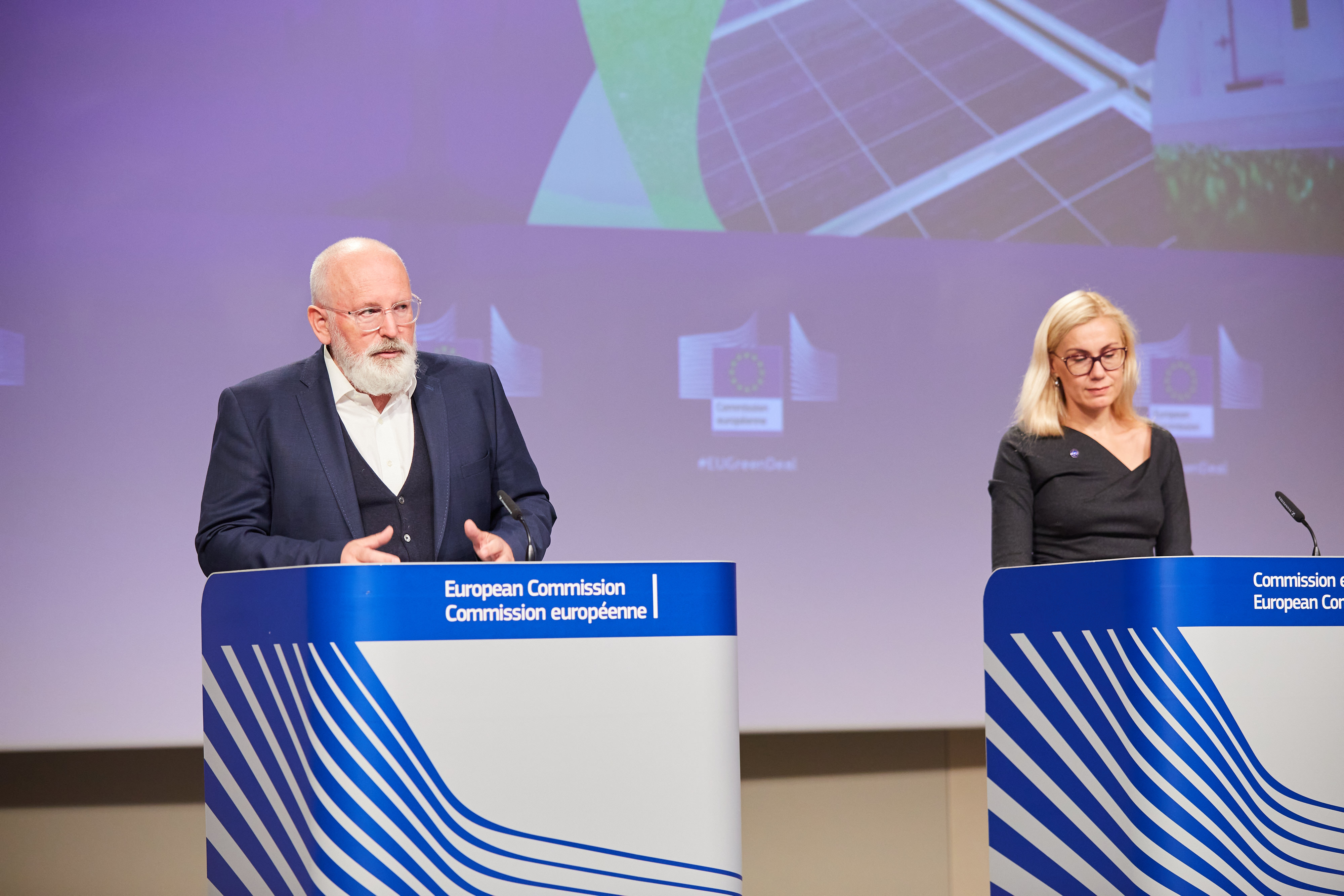 Frans Timmermans e Kadri Simson