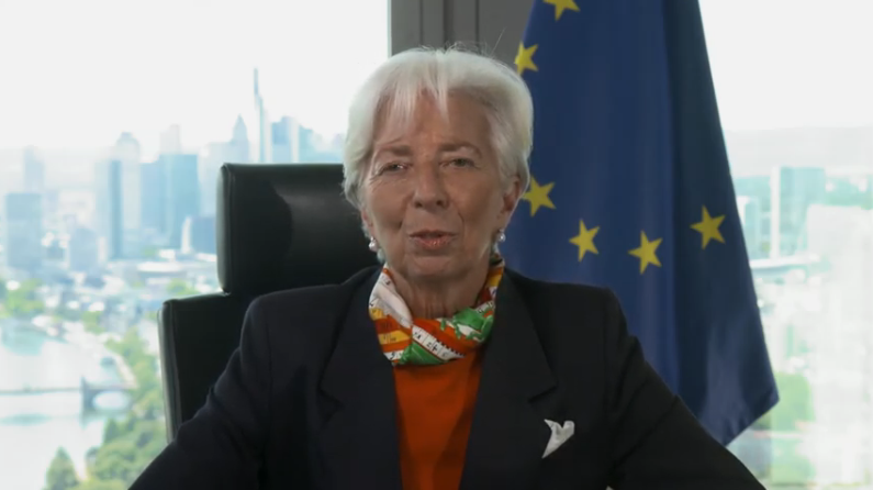 La presidente della BCE, Christine Lagarde