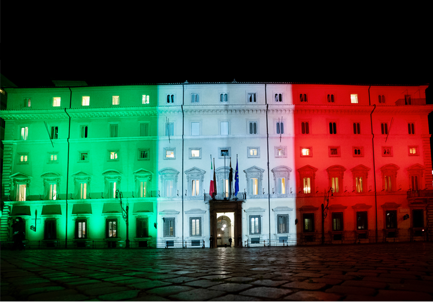 Palazzo Chigi, sede del governo italiano [foto: presidenza del consiglio dei ministri ]