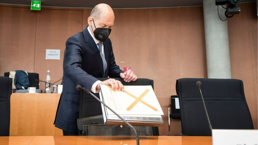 Olaf Scholz, Ministro delle finanze tedesco, in commissione d’inchiesta Wirecard - © Deutscher Bundestag