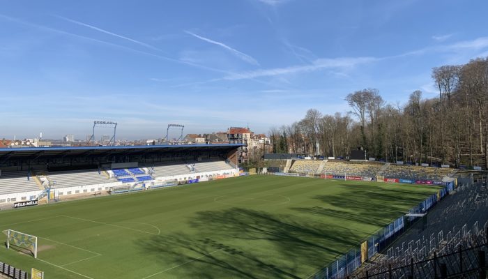 Veduta dello stadio "Joseph Marien", impianto che ospita le partite casalinghe dell'Union Saint Gilloise. [foto: Royal Union Saint Gilloise]