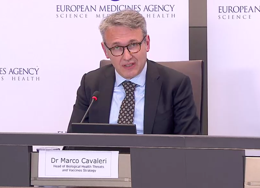 Marco Cavaleri, responsabile della strategia sui vaccini di EMA