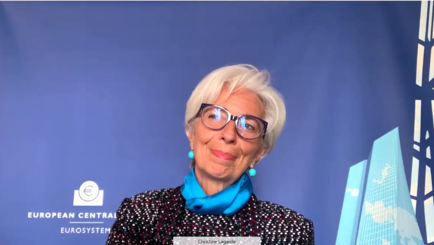 La presidente della BCE, Christine Lagarde