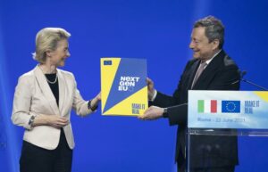 Draghi von der Leyen Pnrr Italia