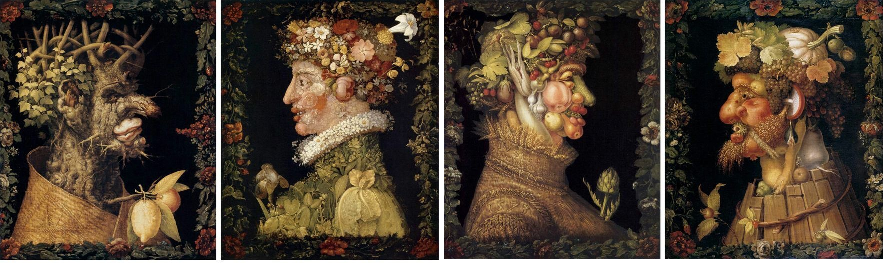 Giuseppe Arcimboldo (1527 – 1593), "Quattro stagioni" [foto: wikimedia]