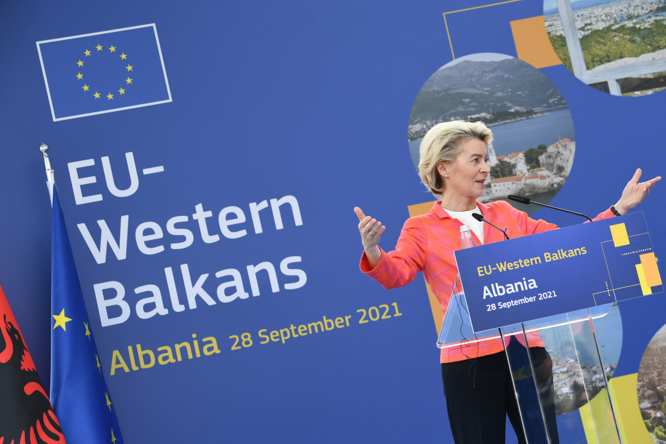 von der leyen adesione ue albania macedonia