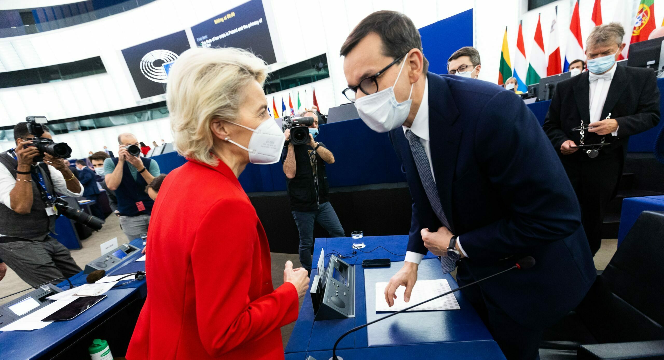 von der leyen Morawiecki polonia ue