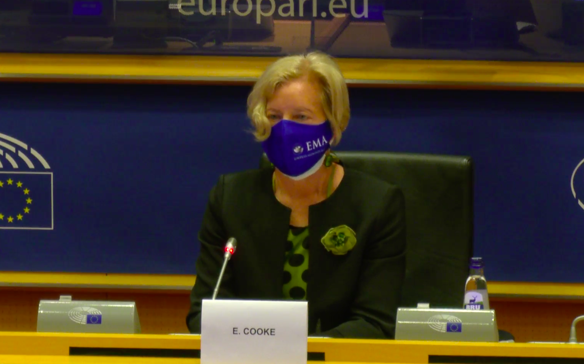 Emer Cooke, direttrice esecutiva EMA, interviene al Parlamento Europeo (30 novembre 2021)