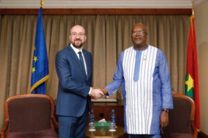 Roch Kaboré Charles Michel Burkina Faso UE