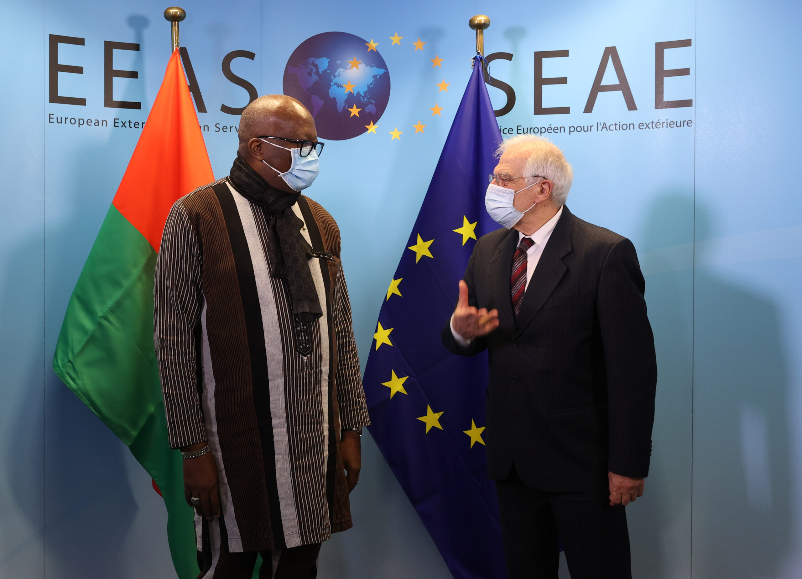 Roch Kaboré Josep Borrell Burkina Faso UE