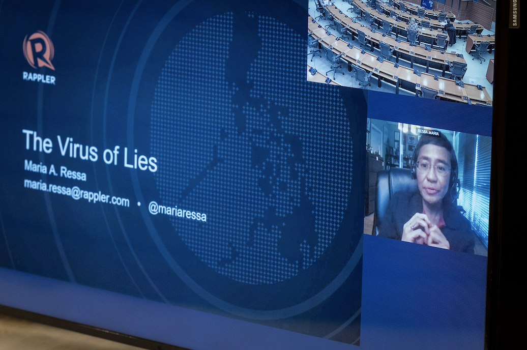 Maria Ressa Parlamento UE