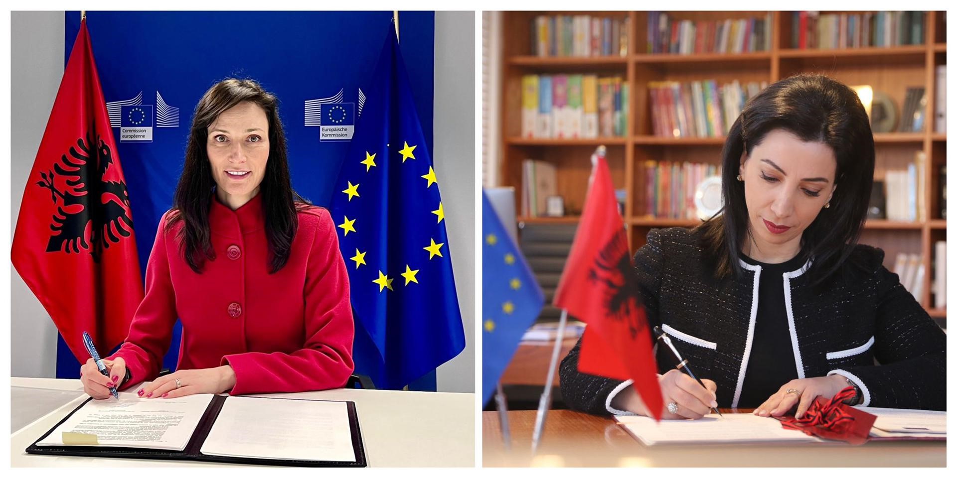 Mariya Gabriel Evis Kushi UE Albania