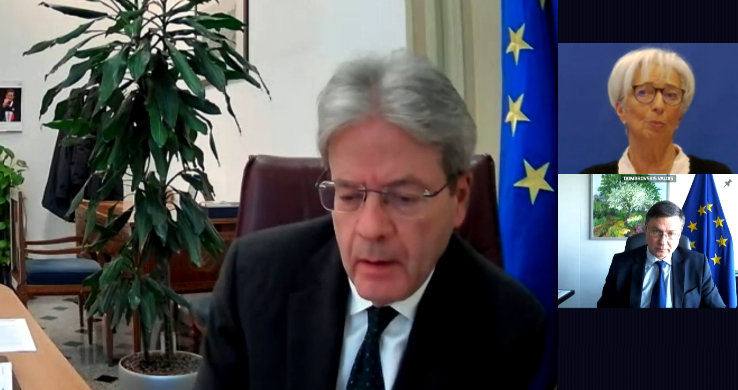 Il commissario per l'Economia, Paolo Gentiloni, è stato ascoltato dalla commissione Affari economici assieme al collega Valdis Dombrovskis e la presidente della BCE, Christine Lagarde. Dall'UE un messaggio chiaro: la ripresa è ammantata da incertezze, e le riforme diventano fondamentali [Bruxelles, 7 febbraio 2022]