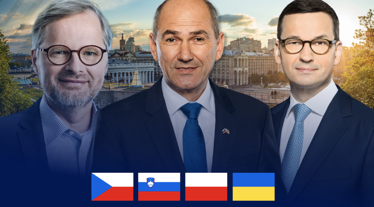 Jansa Morawiecki Fiala Ucraina