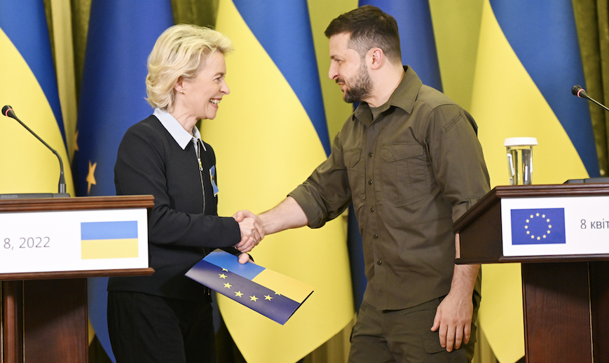 Von der Leyen Zelensky Ue ucraina