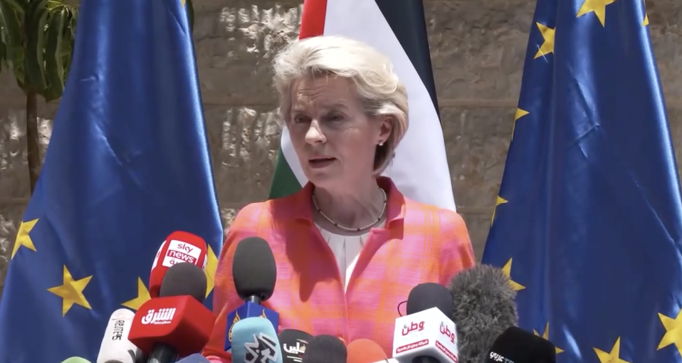 Ursula von der Leyen UE Palestina