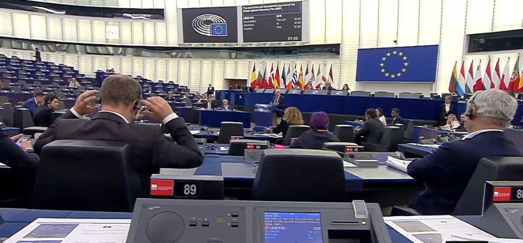 L'Aula del Parlamento europeo [Strasburgo, 7 giugno 2022]