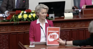 Ursula von der Leyen Macedonia del Nord