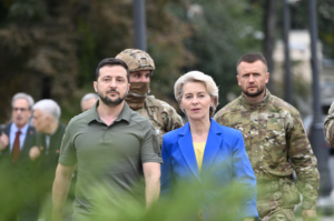 Ursula von der Leyen Volodymyr Zelensky