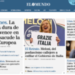 El Mundo Meloni Elezioni