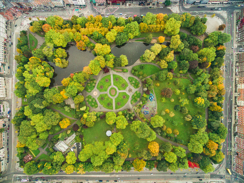 Parco urbano a Dublino. Il Consiglio d'Europa chiede di riconoscere un ambiente sano come diritto dell'uomo