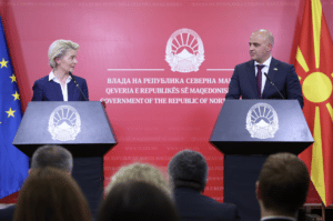 Ursula von der Leyen Dimitar Kovačevski Macedonia del Nord Ue