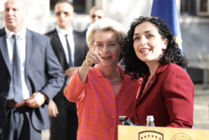 Ursula von der Leyen Vjosa Osmani Kosovo Ue