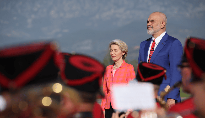 Ursula von der Leyen Edi Rama Albania Ue