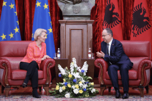 Ursula von der Leyen Bajram Begaj Albania Ue