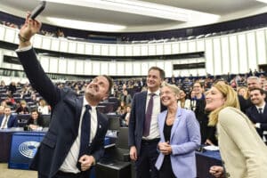 Metsola Borne Bettel De Croo European Parliament