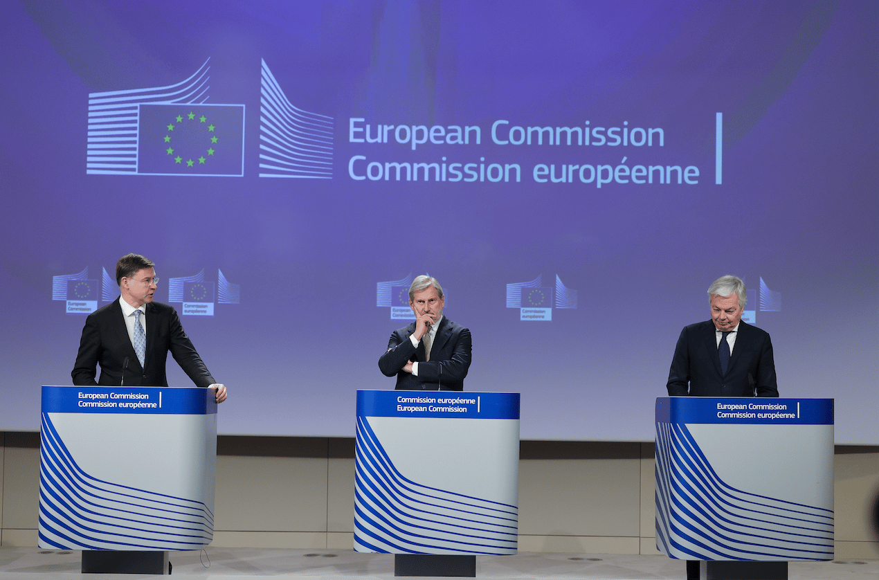 Dombrovskis Hahn Reynders Ungheria Stato di diritto