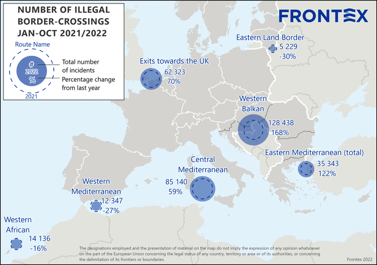 frontex Migranti